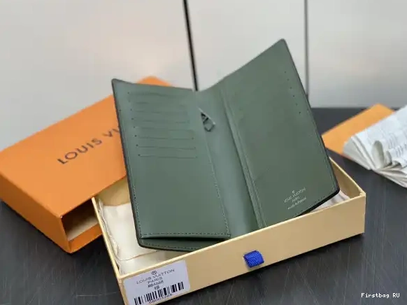 First bag ru VUITTON BRAZZA LOUIS WALLET-10*19*2cm 0706